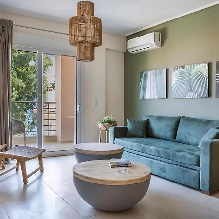 Villa Deluxe Kefalonia Menta 1 Bedroom Pool Sea View Karavomilos