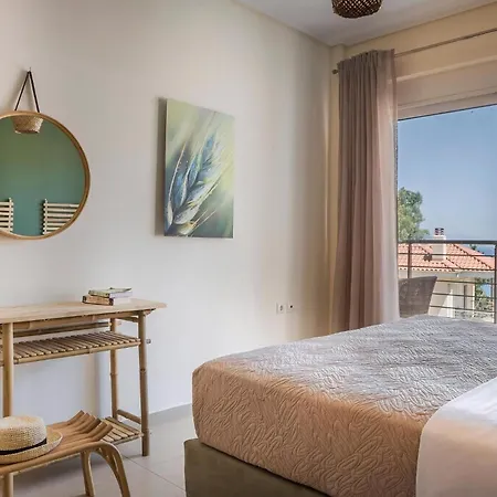 Deluxe Kefalonia Menta 1 Bedroom Pool Sea View Karavomilos Villa Karavomylos